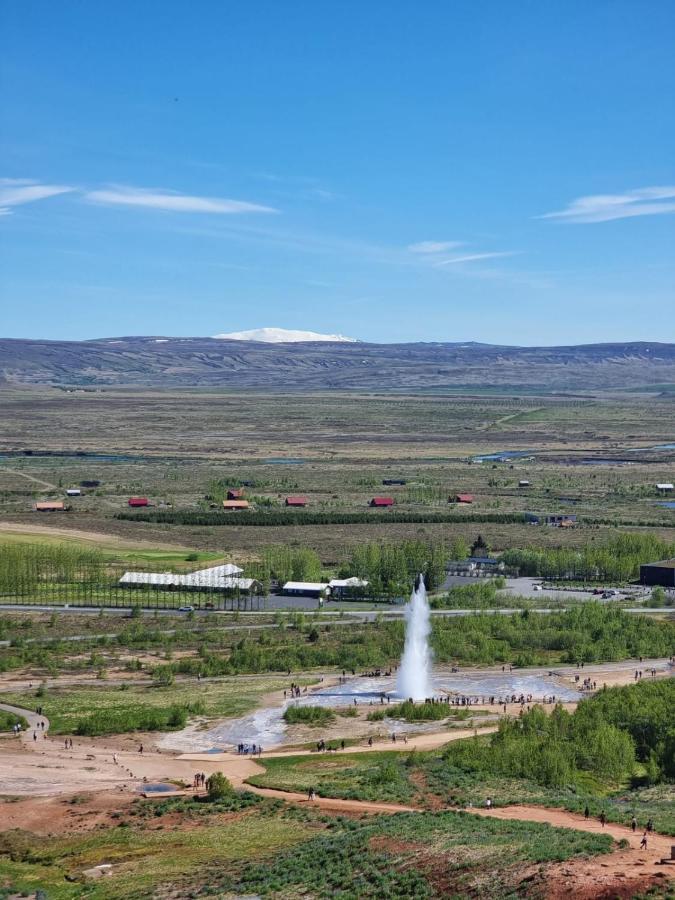 Golden Circle Cabin, Hot Tub Villa Geysir Dış mekan fotoğraf